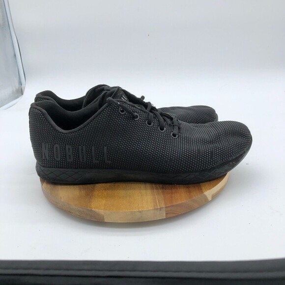 Nobull Trainers Shoes Womens 12.5 Mens 11 Black Athletic Sneakers Superfabric main image 9